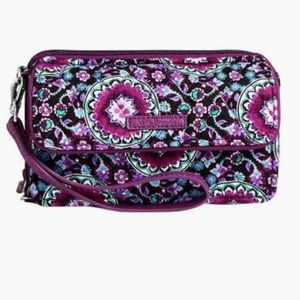 Vera Bradley All In One Crossbody Lilac Medallion